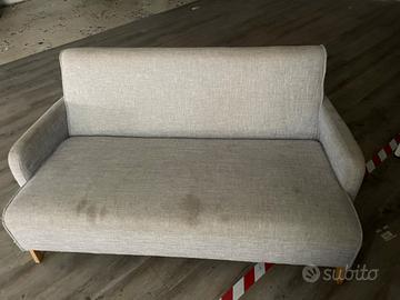 Divano Ikea Linanas 2 posti colore grigio