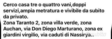 Appartamento di tre o quattro vani