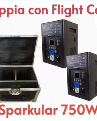 Sparkular Coppia Fontane Cold 750w Trazione Catena