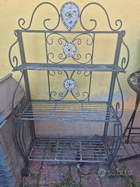 scaffale per piante da esterno 