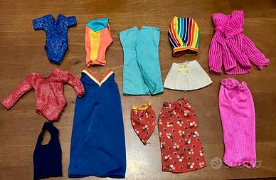 Abiti Barbie anni 70 e 80 Mattel originali