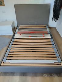 struttura letto con rete ortop.motorizzata