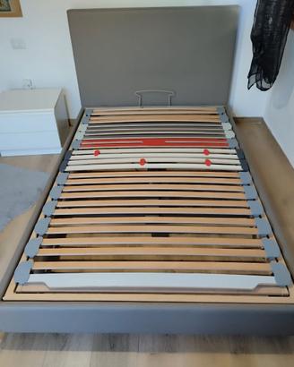 struttura letto con rete ortop.motorizzata