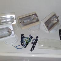 4 lampadari da soffitto a luce alogena + luci