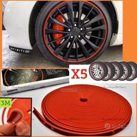 KIT Protezione CERCHI in lega SEAT Bordino ROSSO