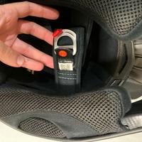 CASCO AIROH WRAP NERO COME NUOVO. +occhiali