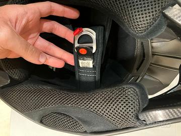 CASCO AIROH WRAP NERO COME NUOVO. +occhiali