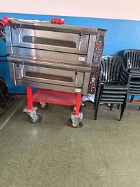 forno per pizza elettrico doppia camera 