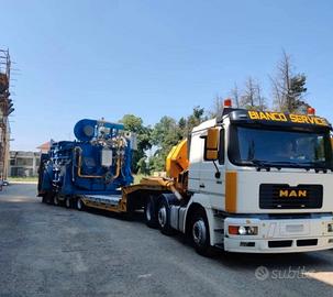 Man trattore stradale 3 assi con gru