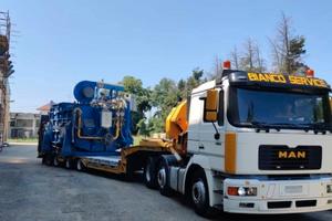 Man trattore stradale 3 assi con gru
