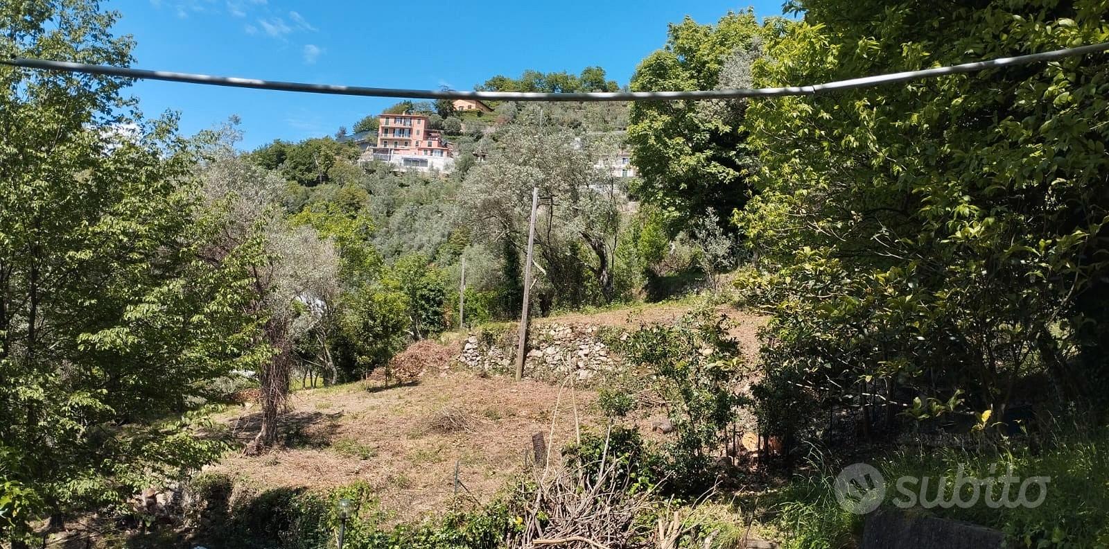 Terreno x 2 villette Avgno - Recco - Vista 3