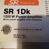 AMPLIFICATORE AUDISON SR 1 DK 1200w