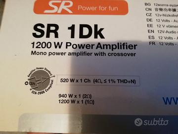 AMPLIFICATORE AUDISON SR 1 DK 1200w