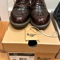 Dr. Martens Brogue in Pelle Marrone