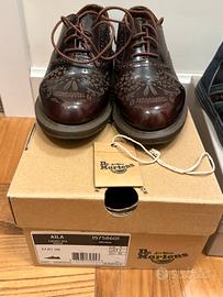 Dr. Martens Brogue in Pelle Marrone