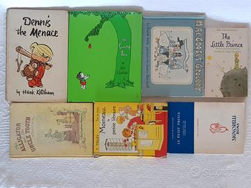 Inglese e Francese per Bambini, 7 Libri Vintage