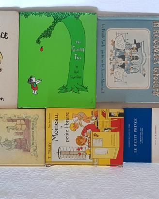 Inglese e Francese per Bambini, 7 Libri Vintage