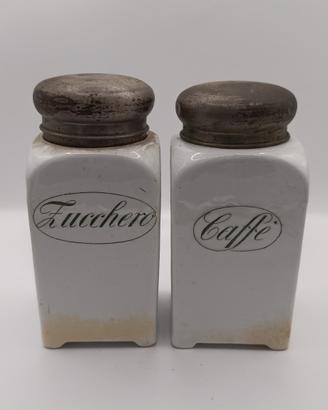 contenitori caffè e zucchero anni 30
