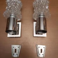 2 lampade da muro retro'