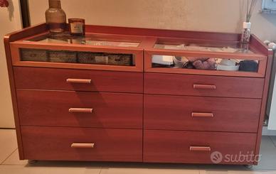 cassettiera in ciliegio