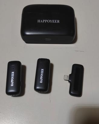 Microfoni Lavalier wireless HAPPOYEER