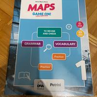 Libro inglese “Maps game on” scuole medie , nuovo