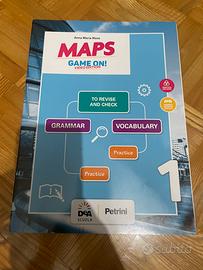 Libro inglese “Maps game on” scuole medie , nuovo