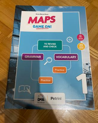 Libro inglese “Maps game on” scuole medie , nuovo