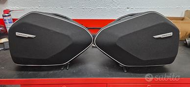 valigie originali f900r con supporto originale 