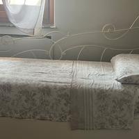 Struttura in ferro battuto letto singolo