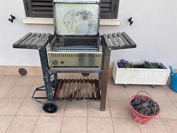 Barbecue con pietra lavica