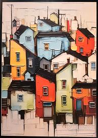 Canvas quadro con telaio in legno