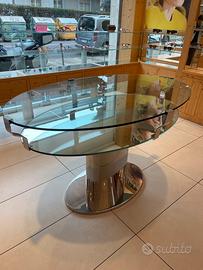 Tavolo vetro temperato da esposizione