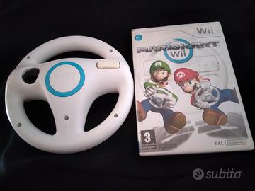 gioco nintendo wii Mario kart + Volante originale 