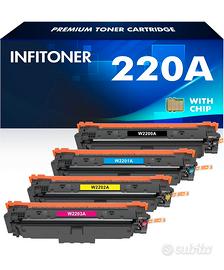 4 Toner 220A  per Color LaserJet Pro