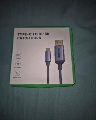 Connettori USB Type-C a DisplayPort (DP). 8k