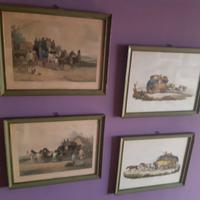 N°4 quadri, Carrozze con cavalli