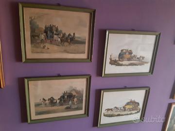 N°4 quadri, Carrozze con cavalli