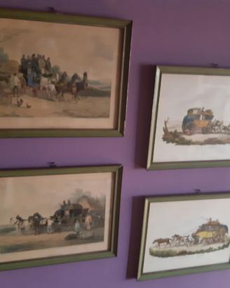 N°4 quadri, Carrozze con cavalli