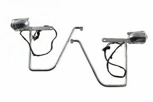 Kit Supporti laterali borse per moto con fanalini