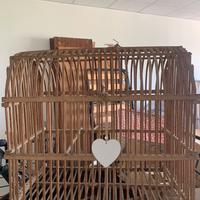 Antica gabbietta per uccellini