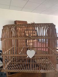 Antica gabbietta per uccellini