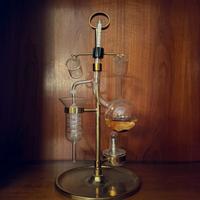 Alambicco distillatore in vetro