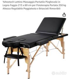 Nuovo Lettino pieghevole massaggi fisioterapia - Arredamento e Casalinghi  In vendita a Messina