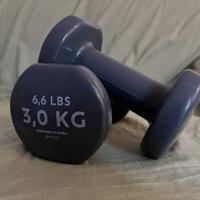Coppia Manubri 2x3 kg DOMYOS PVC - Home Gym