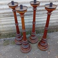 candelabri legno 