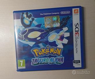 Pokemon Zaffiro Alpha Cartuccia scatola libretto