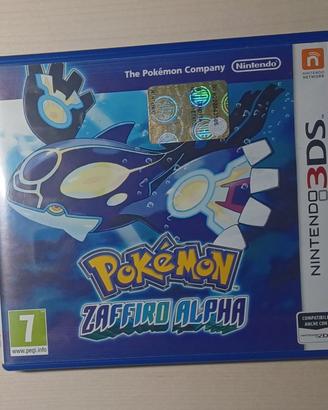 Pokemon Zaffiro Alpha Cartuccia scatola libretto