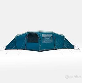 Tenda Quechua Arpenaz 8.4 usata 1 volta+Telo piog