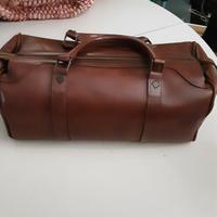 borsa da viaggio in pelle vintage